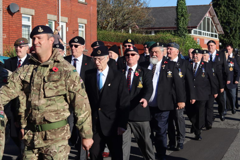 A Remembrance Day parade