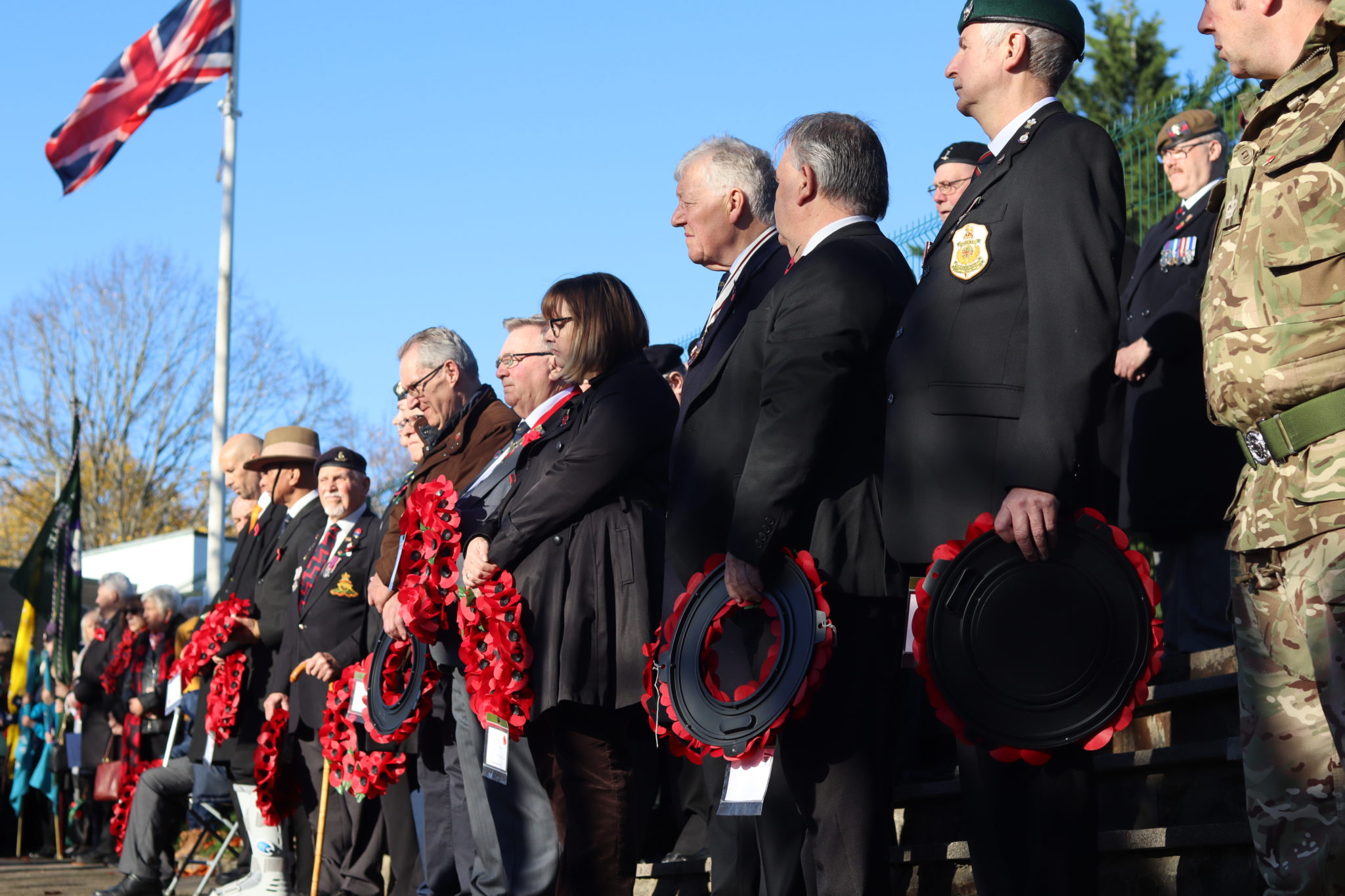 A Remembrance Day parade