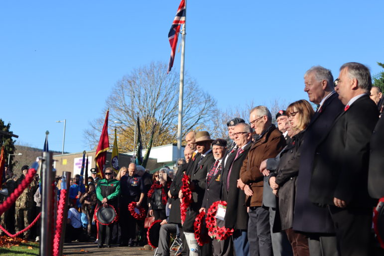 A Remembrance Day parade