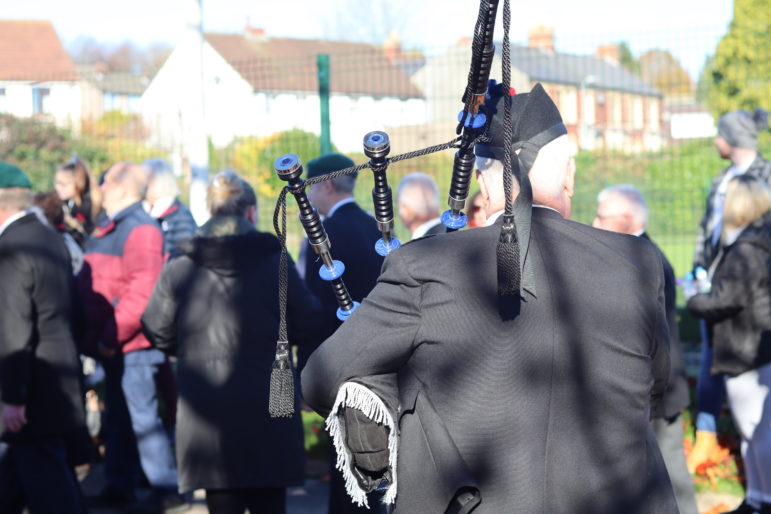 A bagpiper