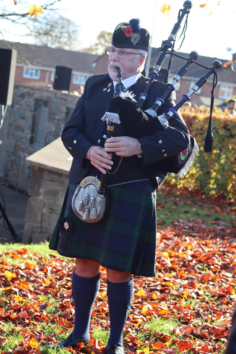 A bagpiper