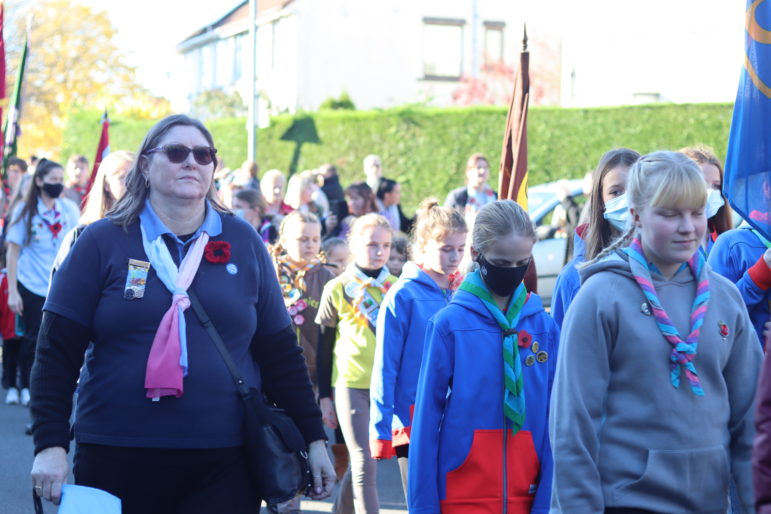 A Remembrance Day parade