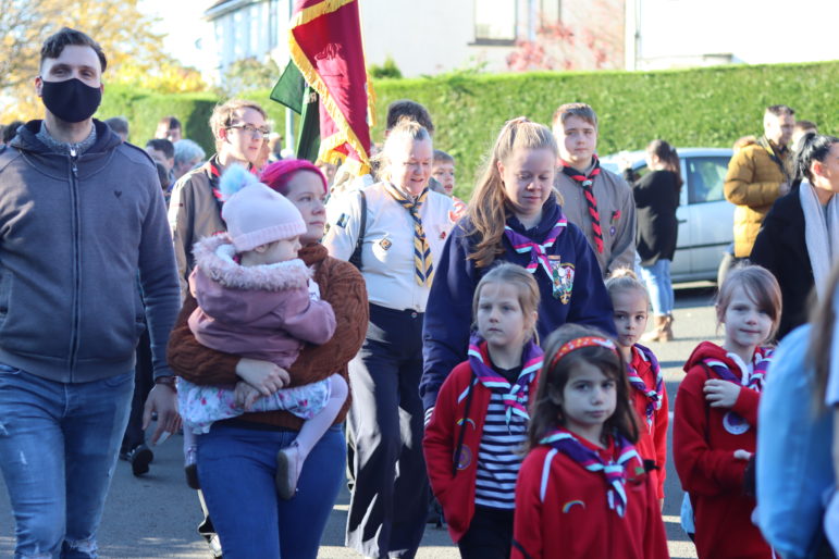 A Remembrance Day parade