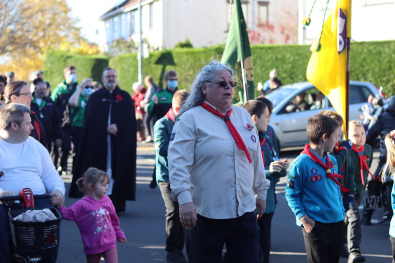 A Remembrance Day parade