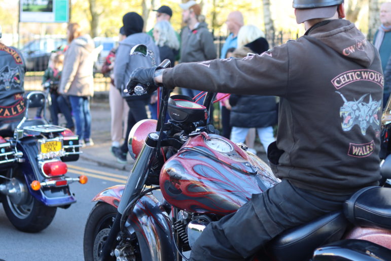 A motorbiker