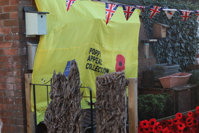 a poppy appeal banner