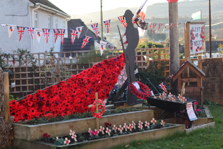 A Remembrance Day garden