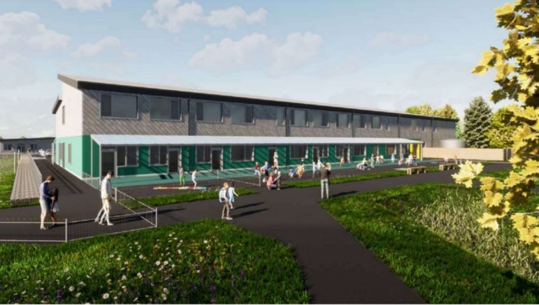 An artist's impression showing how the new school could look