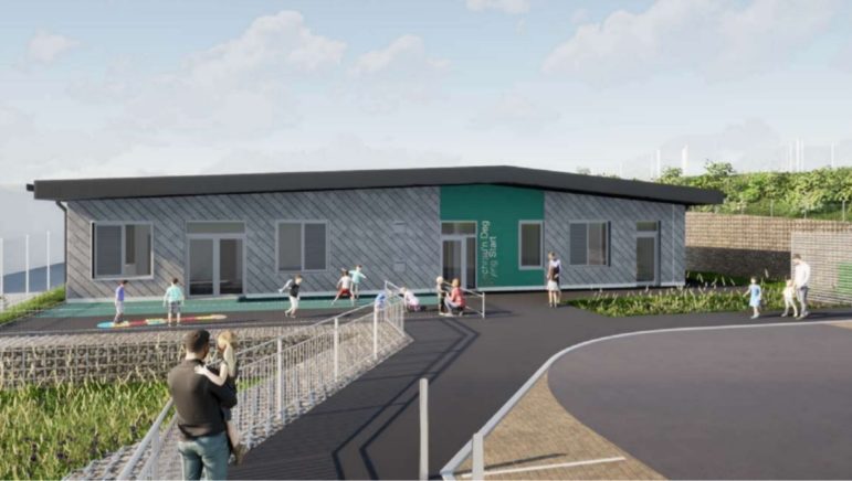 An artist's impression showing how the new school could look