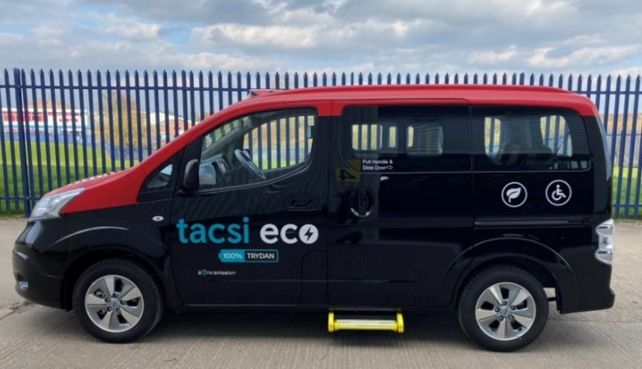 An electric taxi