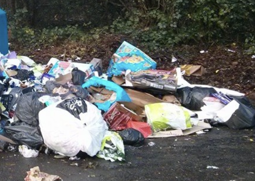 flytipped rubbish