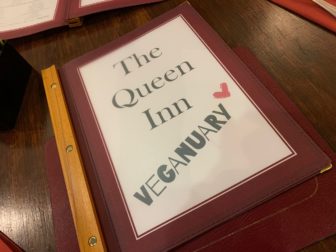 The Veganuary menu at The Queen Inn