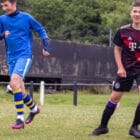 two teenage boy footballers