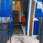 entrance to community hall