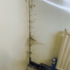 a stained wall