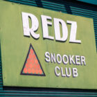 snooker club sign