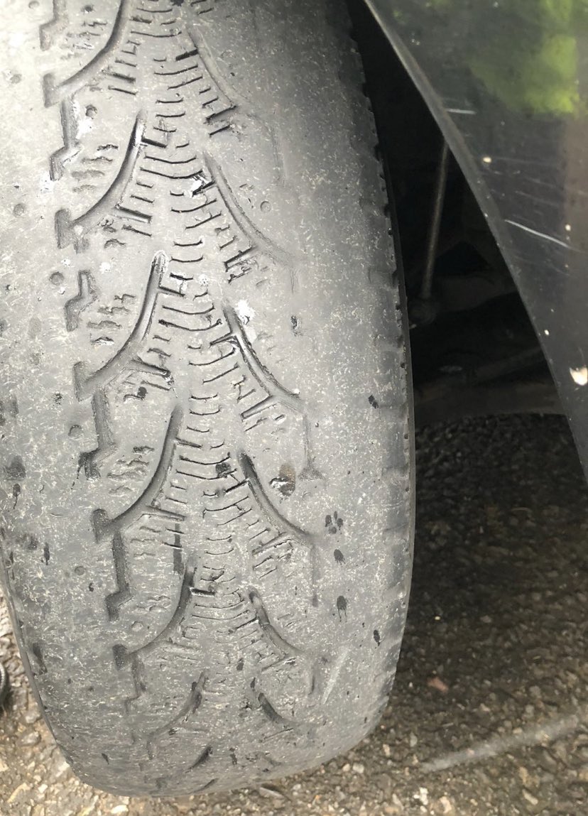 an illegal tyre