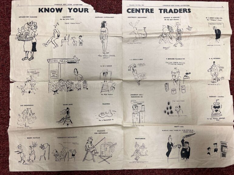 a 1962 newspaper brochure