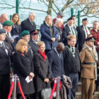 crowds at remembrance day parade