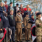 an army cadet about to salute