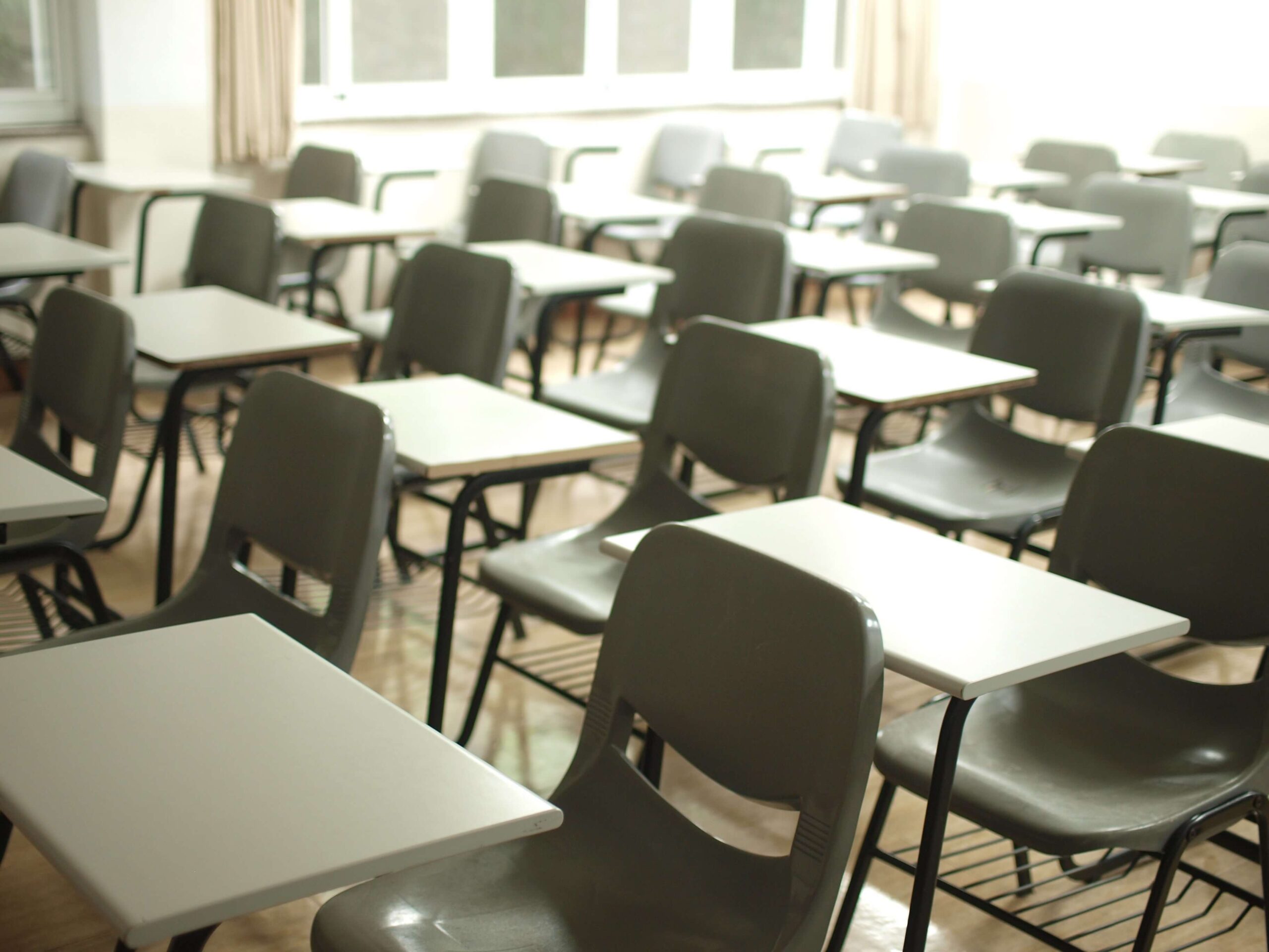 an empty classroom