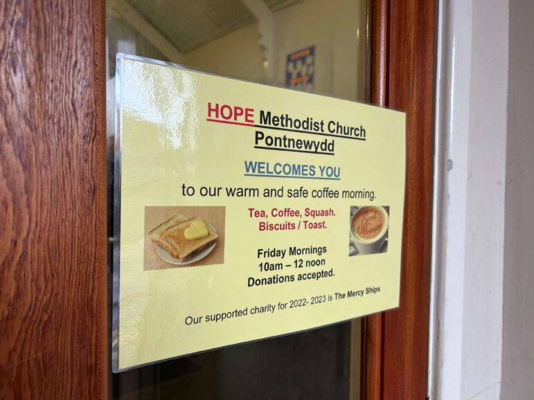 a coffee morning poster