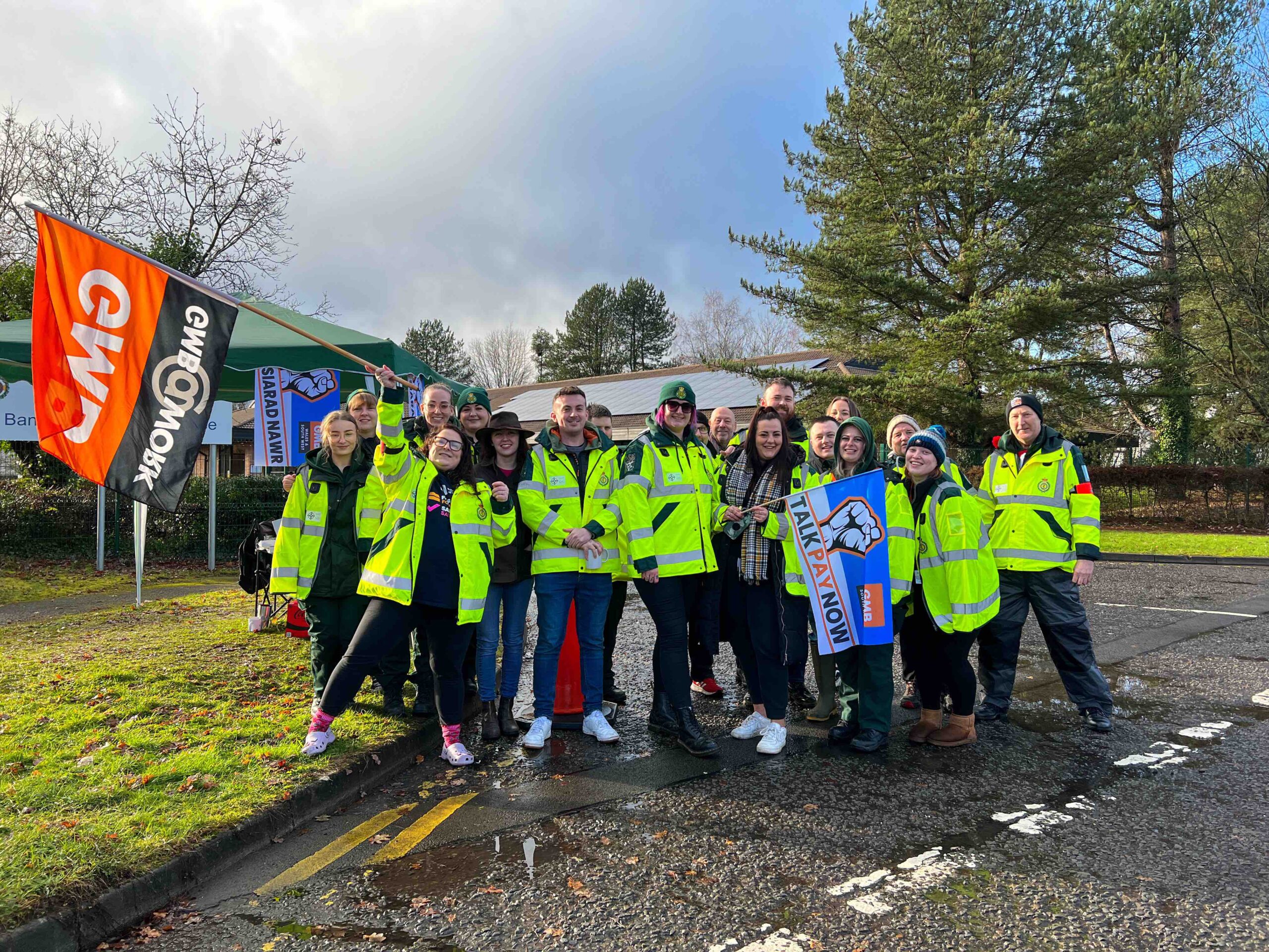 ambulance staff striking