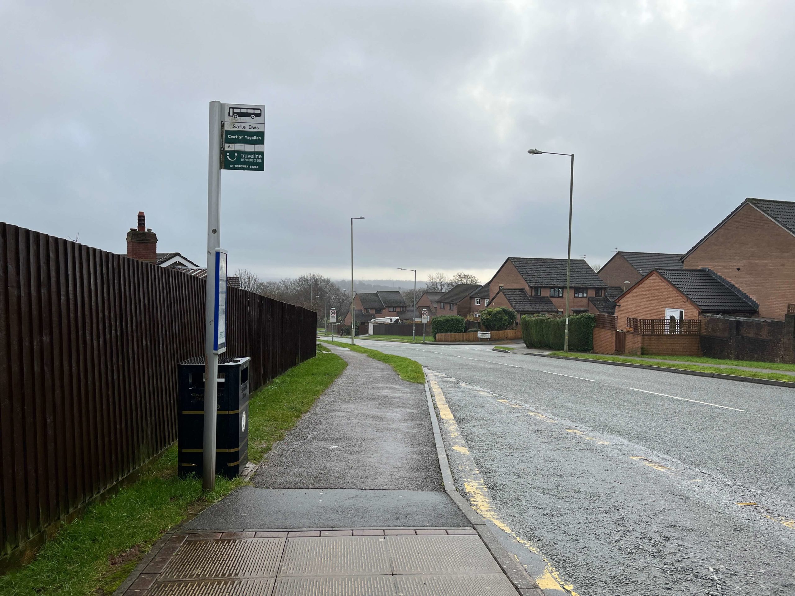 a bus stop