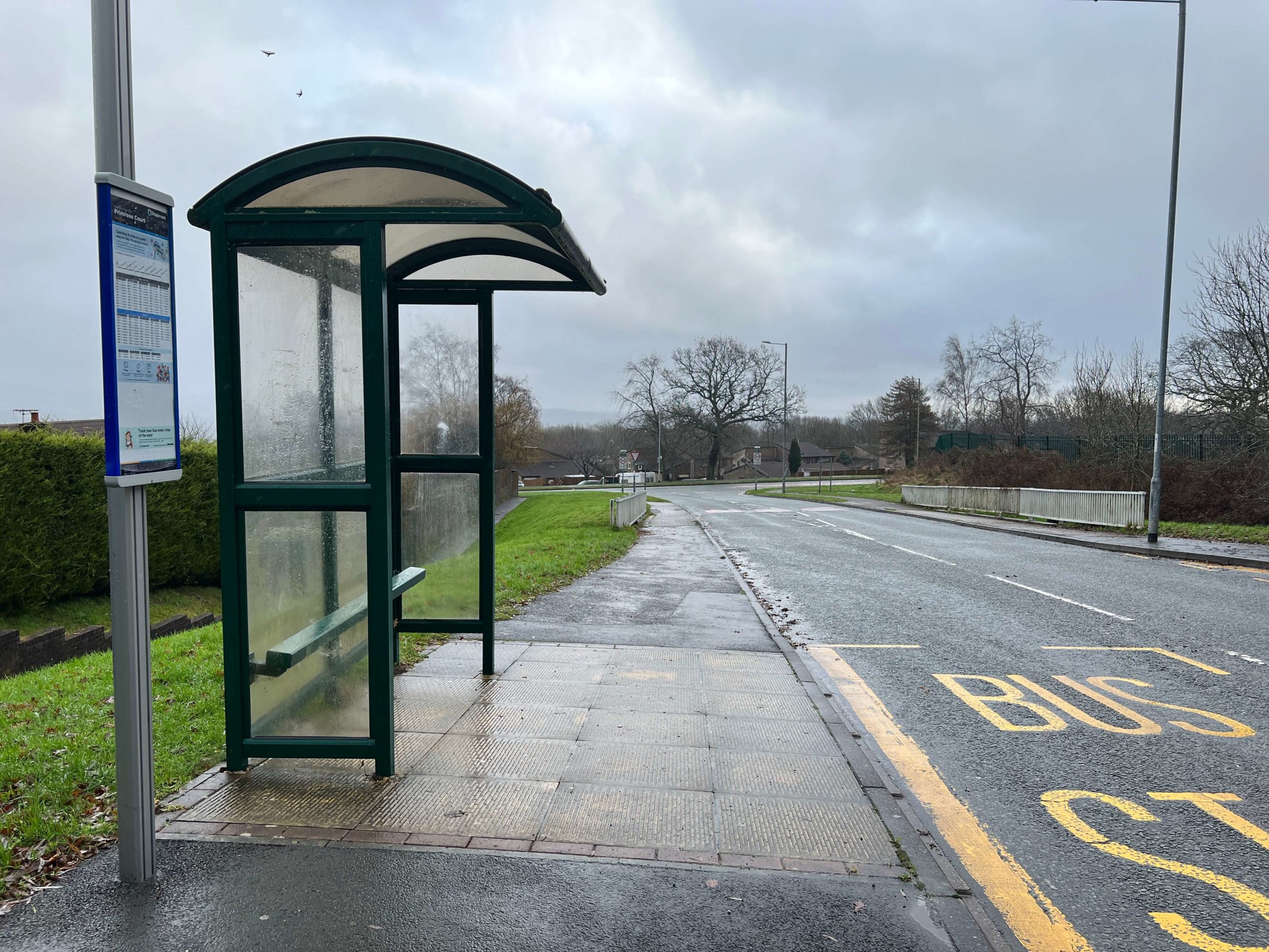 a bus stop