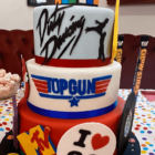a 1980s themed birthday cake