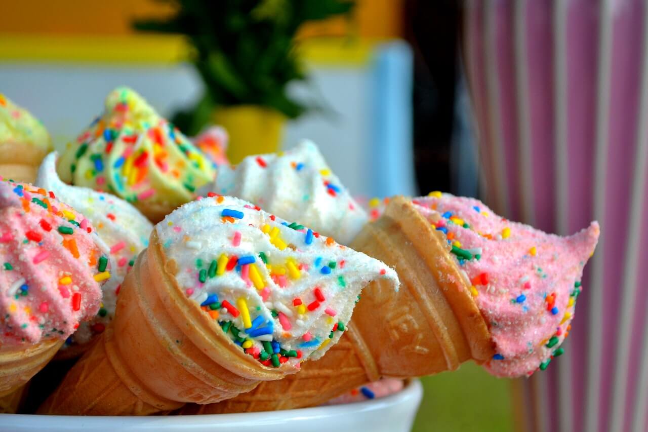 ice creams cones