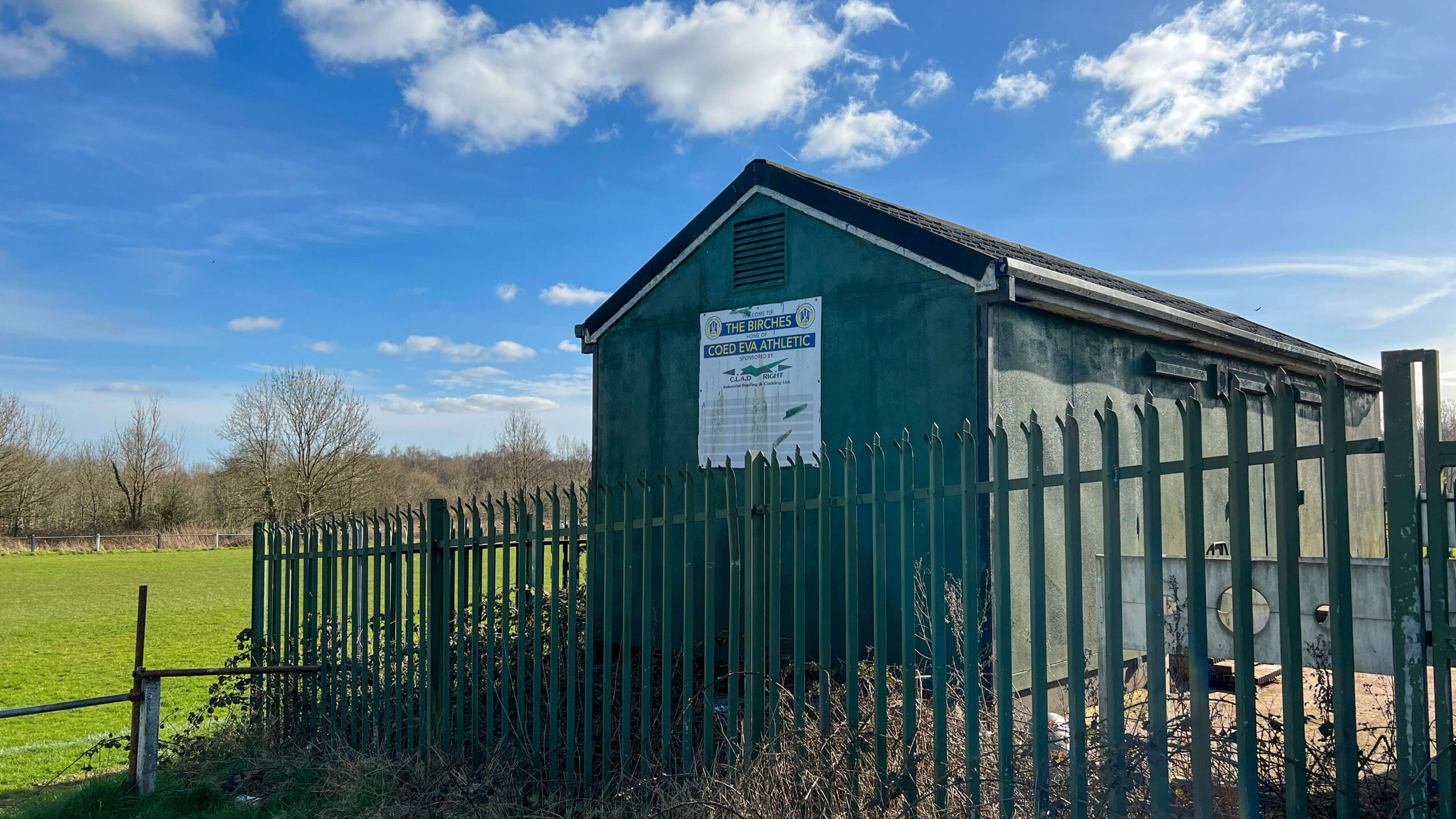 a footbal club's changing rooms