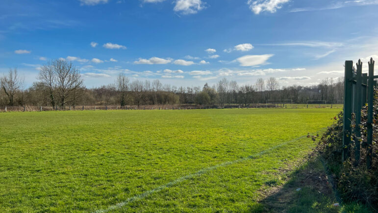 a football pitch