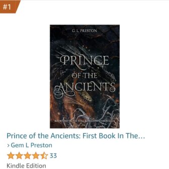 the front cover of a book called Prince of the Ancients