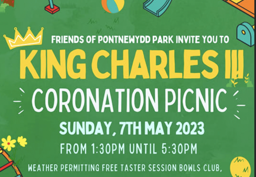 poster for coronation party picnic