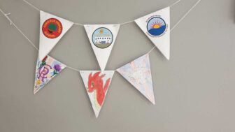 bunting for the coronation