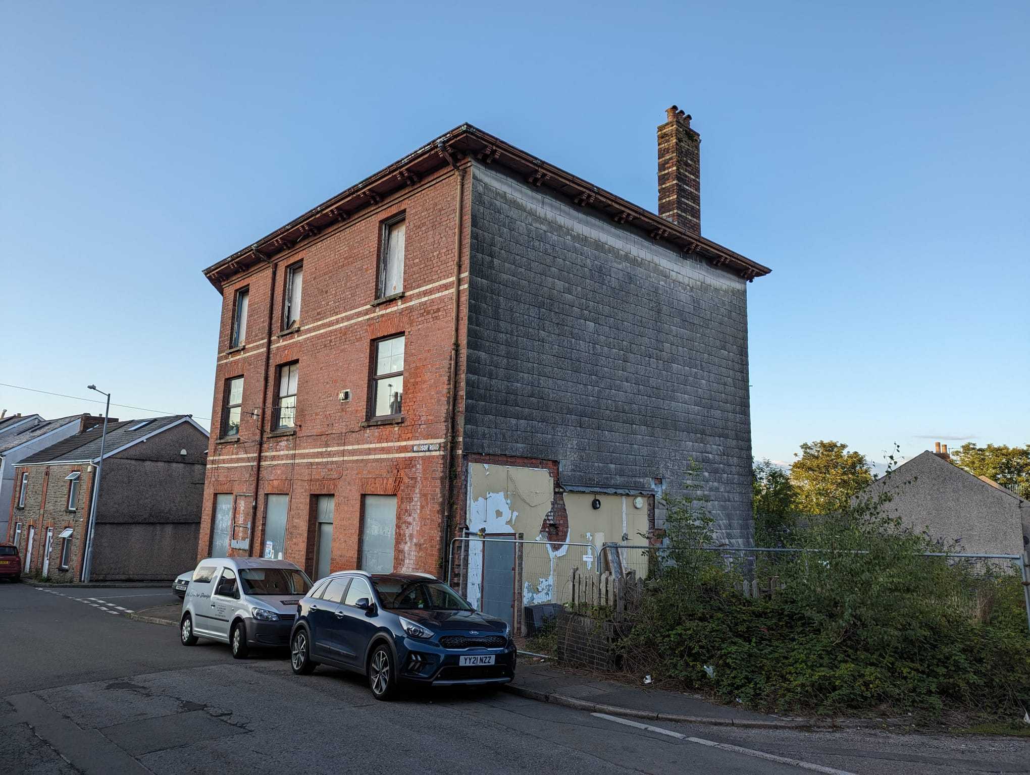 a rundown pub