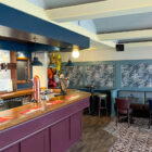 a lounge in a pub