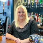 Nic Bullimore, landlady, at the Six in Hand