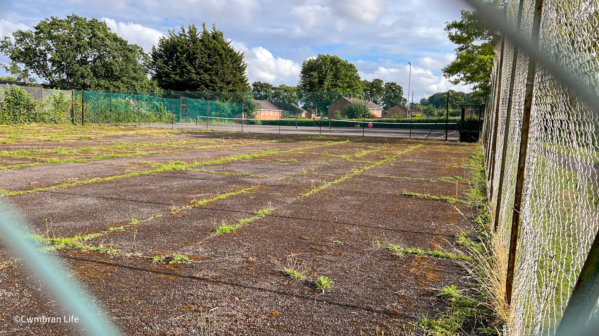 a tennis court