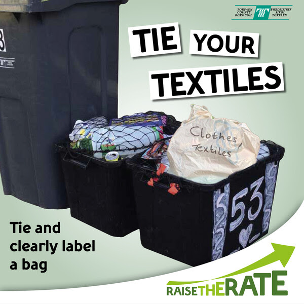 a poster to encourage people to recycle clothes
