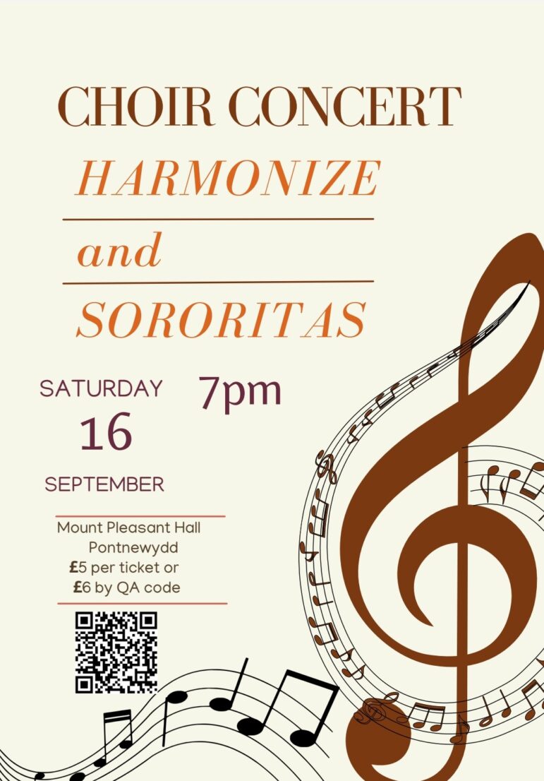 a poster advertising a choir