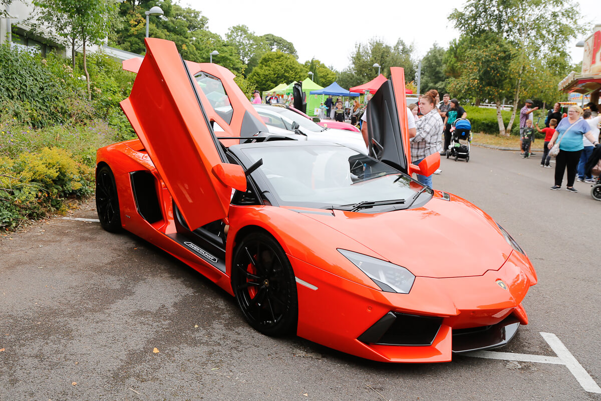a red sports car