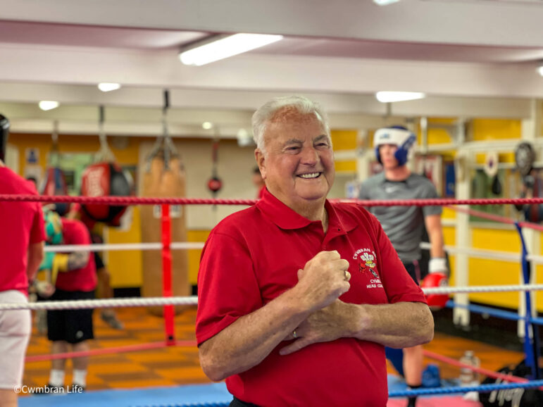 Keith Jefferies in his boxing gym