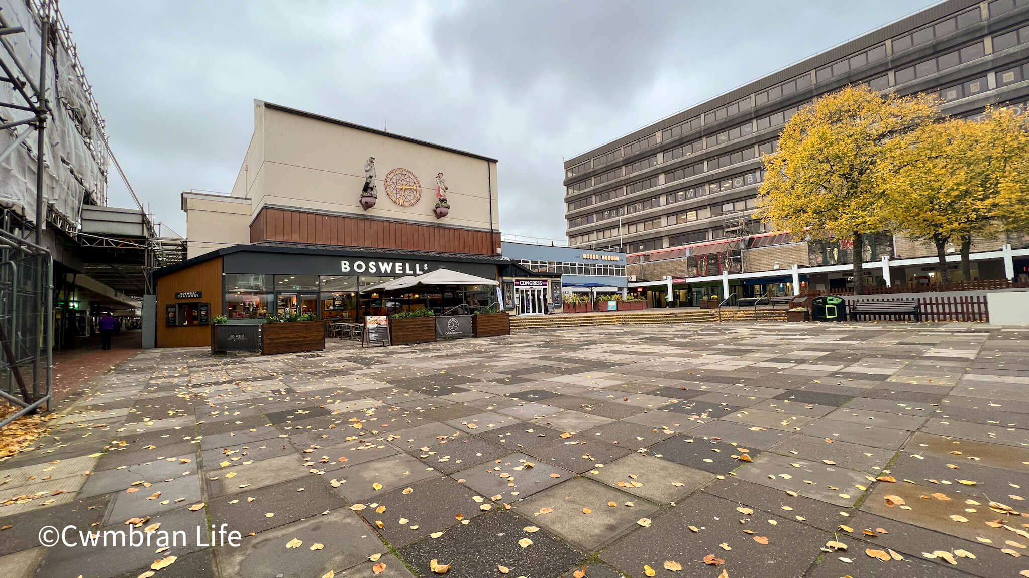 a town centre square