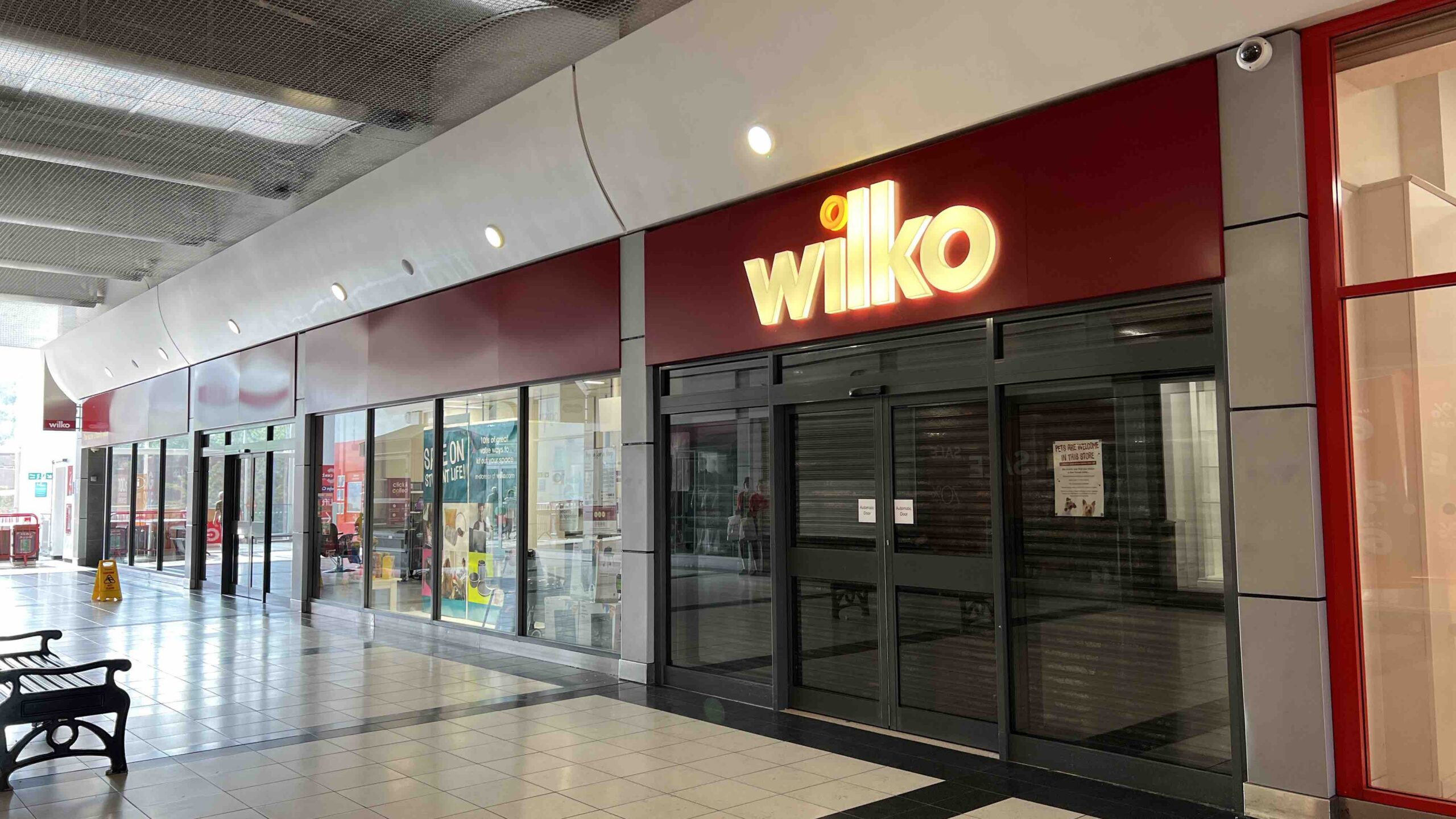 a vacant wilko store