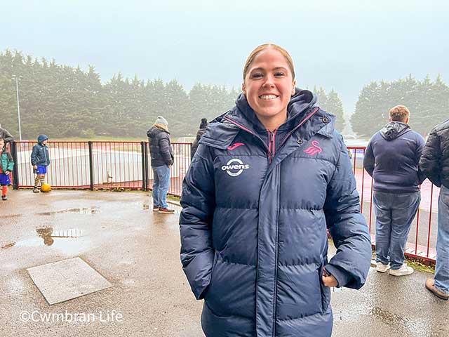 Swansea City FC Ladies' player Jess Williams