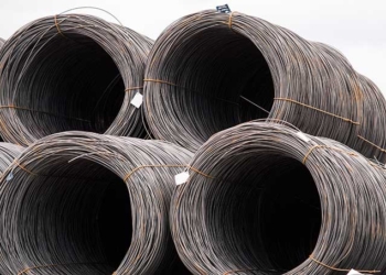 rolls of steel cable