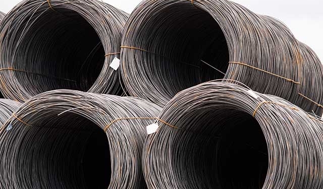 rolls of steel cable
