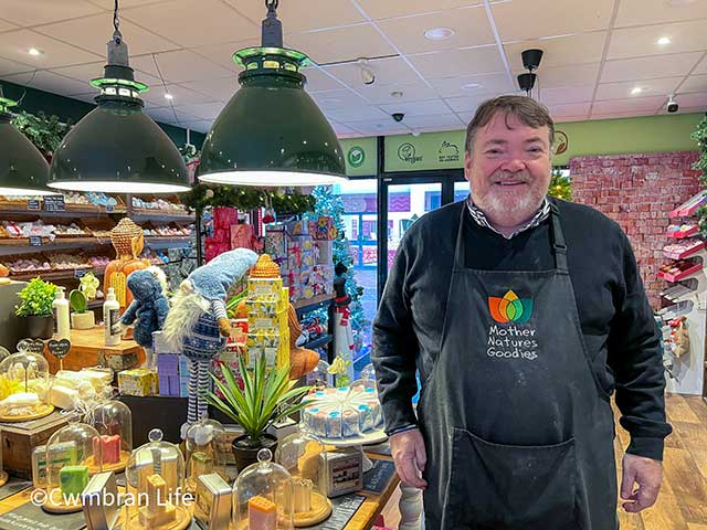 Steve Tranter, the owner of Mother Nature’s Goodies